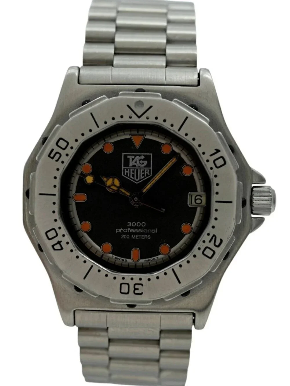 Tag Heuer Midsize 35mm Professional 3000 Series Swiss Quartz Watch Ref: 932.213!